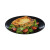 Plato Llano Luminarc Zelie Negro Negro Vidrio Ø 25 cm (12 Unidades)