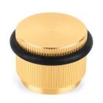 Tope Puerta Arpa 45X30Mm Laton Cepillado Aluminio