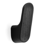 Percha Luv Wood 82,2X28 Negro Mate Fresno Lacado Negro