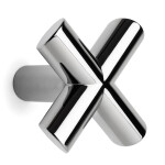 Percha Equis 80X80Mm Cromo Brillo Zamak