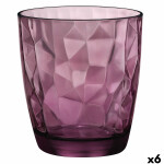 Vaso Bormioli Rocco Diamond Púrpura Vidrio 300 ml (6 Unidades)