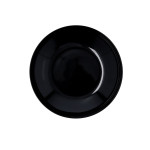 Plato Hondo Quid Select Basic Negro Melamina 23 cm (24 Unidades)