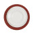 Bajo Plato Versa Serpentine Rojo Metal 33 x 1,5 x 33 cm