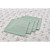 Set de mantelería DKD Home Decor Flores Verde 150 x 150 x 0,5 cm