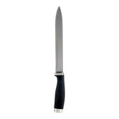 Cuchillo de Cocina Kinvara Negro Plateado Acero Inoxidable Plástico Acero inoxidable/Madera 3,5 x 33 x 2 cm 33 x 2 x 3,5 cm