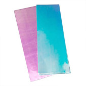 Plásticos Reutilizables Para Paquetitos Hologram Rosa 100 Tiras