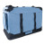 Jaula De Loneta 49X34X34Cm Azul Piedra Y Negro