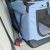 Jaula De Loneta 49X34X34Cm Azul Piedra Y Negro