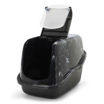 Wc Gatos Nestor Con Puerta Abatible Y Filtro/Marble Negro