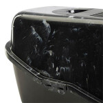 Wc Gatos Nestor Con Puerta Abatible Y Filtro/Marble Negro