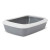 Bandeja Wc Savic Iriz  Blanco/Verde Nordic 42X31X12.5 Cm