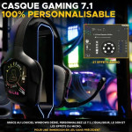 Auriculares con Micrófono The G-Lab KORP COBALT 7.1