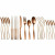 Cubertería Arthur Martin AM0056 Acero Inoxidable 24 Piezas