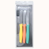 Cuchillo de Postre Arcos NOVA Amarillo Verde Naranja Pastel Acero Inoxidable Polipropileno