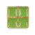 Bandeja con Compartimentos MALI-991 G Verde 31 x 3 x 3 cm (6 Unidades)