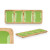 Bandeja con Compartimentos MALI-941 G Verde 46 x 3 x 17 cm (6 Unidades)