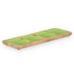 Bandeja con Compartimentos MALI-941 G Verde 46 x 3 x 17 cm (6 Unidades)