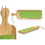 Bandeja de Aperitivos MALI-798 G Verde 50,7 x 3 x 14 cm (6 Unidades)