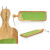 Bandeja de Aperitivos MALI-798 G Verde 50,7 x 3 x 14 cm (6 Unidades)