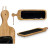 Bandeja de Aperitivos MALI-798 B Negro 50,7 x 3 x 14 cm (6 Unidades)