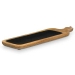 Bandeja de Aperitivos MALI-798 B Negro 50,7 x 3 x 14 cm (6 Unidades)
