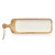 Bandeja de Aperitivos MALI-798 W Blanco 50,7 x 3 x 14 cm (6 Unidades)
