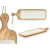 Bandeja de Aperitivos MALI-798 W Blanco 50,7 x 3 x 14 cm (6 Unidades)