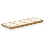 Bandeja con Compartimentos MALI941 W Blanco 46 x 3 x 17 cm (6 Unidades)
