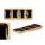 Bandeja con Compartimentos MALI-941 B Negro 46 x 3 x 17 cm (6 Unidades)