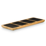Bandeja con Compartimentos MALI-941 B Negro 46 x 3 x 17 cm (6 Unidades)