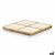 Bandeja con Compartimentos MALI-991 W Blanco 29,5 x 3 x 29,5 cm (6 Unidades)