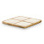 Bandeja con Compartimentos MALI-991 W Blanco 29,5 x 3 x 29,5 cm (6 Unidades)