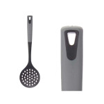 Espumadera Kinvara Negro Gris TPR PBT 10 x 35 x 2 cm (12 Unidades)