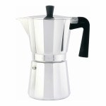 Cafetera Italiana Oroley Aluminio 6 Tazas Plateado