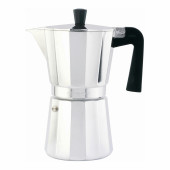 Cafetera Italiana Oroley Aluminio 6 Tazas Plateado