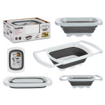 Colador Kinvara CH43223-4 Blanco Gris Polipropileno TPR 60 x 26 x 12 cm 39,5 x 4,5 x 26 cm (6 Unidades)