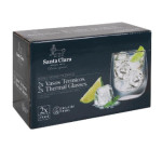 Set de Vasos Inde Santa Clara Vidrio de Borosilicato 250 ml 2 Piezas