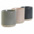 Taza Mug DKD Home Decor Rosa claro Gris oscuro Gris claro Gres (350 ml) (4 Unidades)