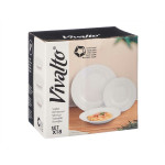 Set de Vajilla Vivalto F-LGCP105-75-85 Blanco Vidrio opalino (2 Unidades)