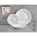 Set de Vajilla Vivalto F-LGCP105-75-85 Blanco Vidrio opalino (2 Unidades)