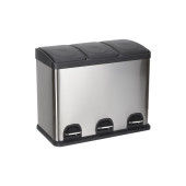 Cubo de Basura para Reciclaje Confortime Acero Inoxidable 45 L