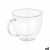 Taza de café y té Vivalto Transparente Vidrio de Borosilicato 140 ml (6 Unidades)