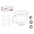 Taza de café y té Vivalto Transparente Vidrio de Borosilicato 140 ml (6 Unidades)