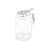 Aceitera Vivalto YHP-Y0711H/BH Transparente Vidrio 280 ml 10 x 12,3 x 7 cm (12 Unidades)