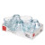 Set de Vasos Bormioli Rocco Flora Azul Vidrio 260 ml