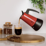 Cafetera Italiana Cecotec Piccolina 900 Beige Silicona Acero Inoxidable 10 Tazas 450 ml
