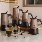 Cafetera Italiana Cecotec Piccolina 600 Bronze Bronce 6 Tazas 300 ml