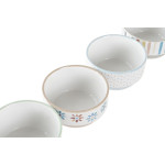 Set de Cuencos DKD Home Decor Gres 460 ml 12 x 12 x 6,5 cm (4 Unidades)