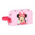 Portameriendas Térmico Minnie Mouse Naive Rosa 21,5 x 12 x 6,5 cm