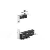 Kit Pivote Hidraulico Jnf 204 Inoxidable Satinado Para Puerta)40Mm 1000Mm 100Kg In.05.204